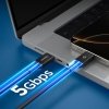 Kabel USB-C do USB-C Spigen 100W 2m Szybkie Ładowanie – Czarny